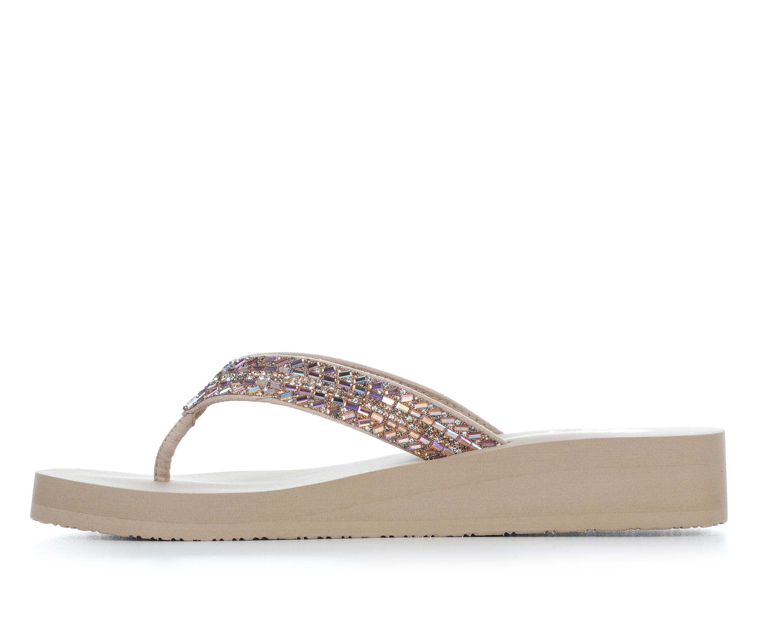 Women's Yellow Box Jovina Wedge Flip-Flops Product Image