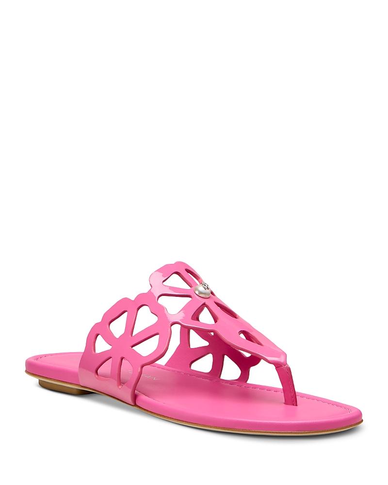 Womens Jasmine Patent Leather T-Strap Sandals Product Image