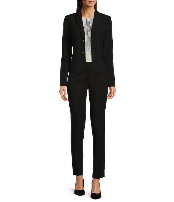 Calvin Klein Floral Printed Matte Jersey Crew Neck Pleated Cami Product Image