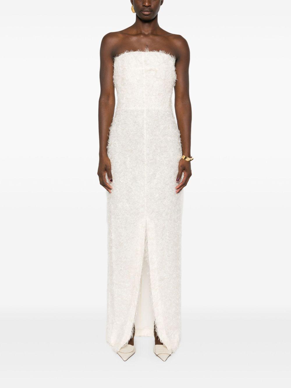 strapless fil-coupé dress Product Image