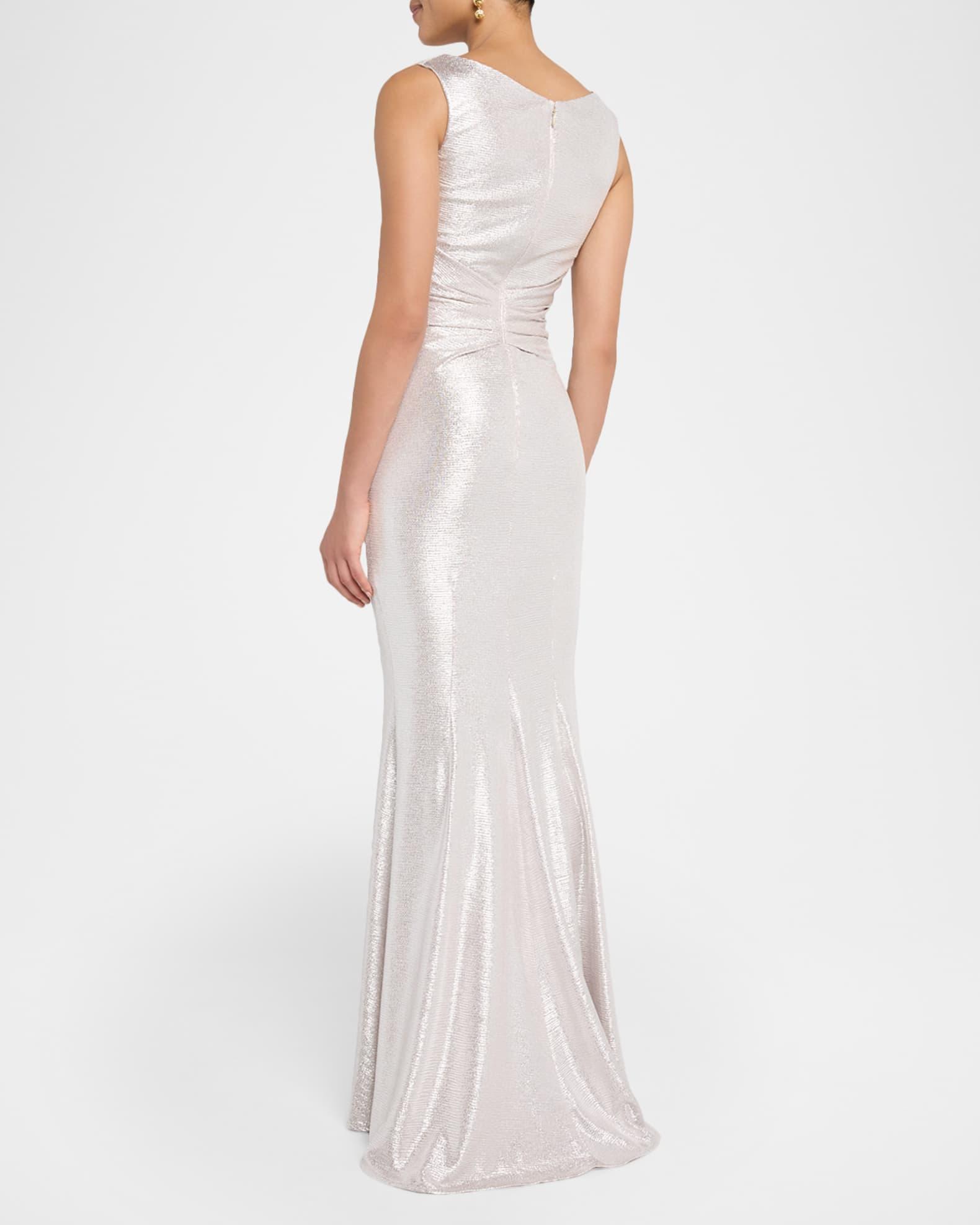 Sleeveless Mirrorball Stretch Gown Product Image