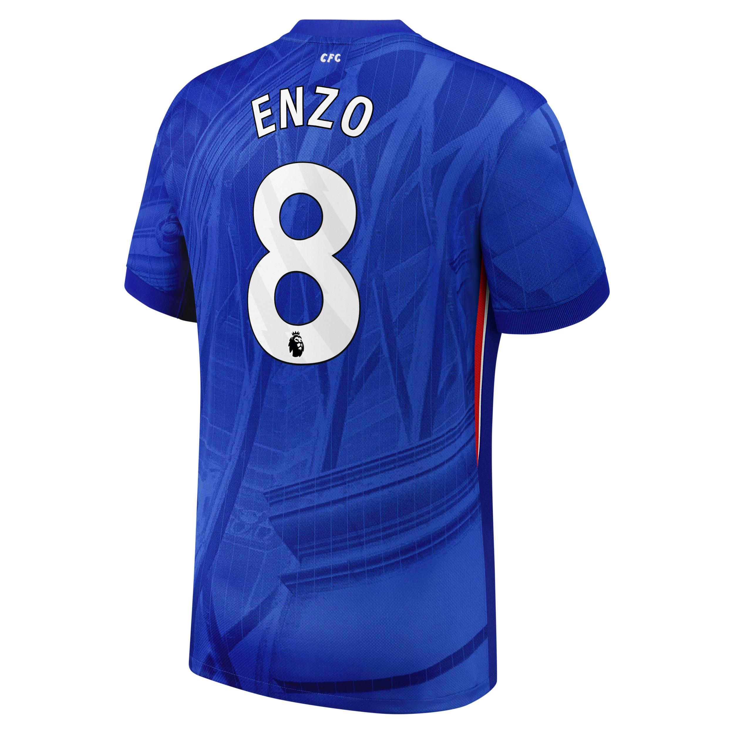 Enzo FernÃ¡ndez Chelsea 2025/26 Stadium Home Nike Men's Dri-FIT Soccer Jersey Product Image