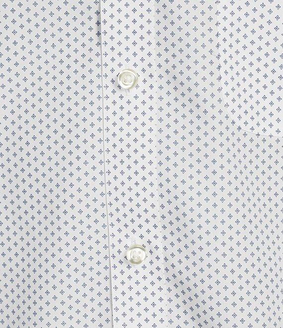 Gold Label Roundtree & Yorke Long Sleeve Geometric Print Sport Shirt Product Image