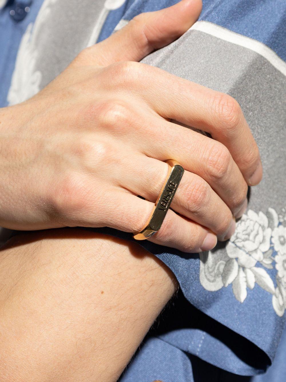 logo-engraved ring  Product Image