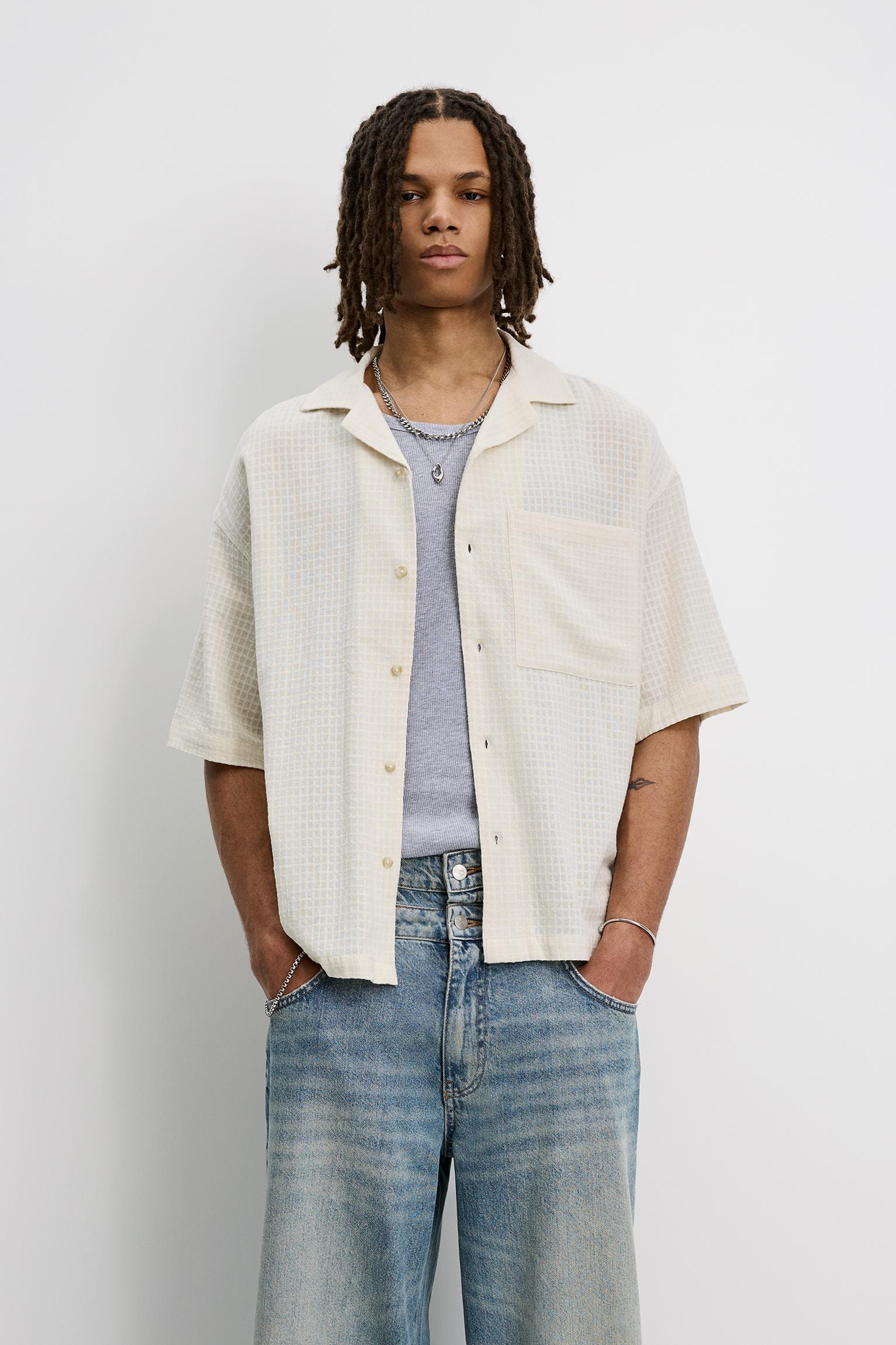 Rustic check shirt Product Image