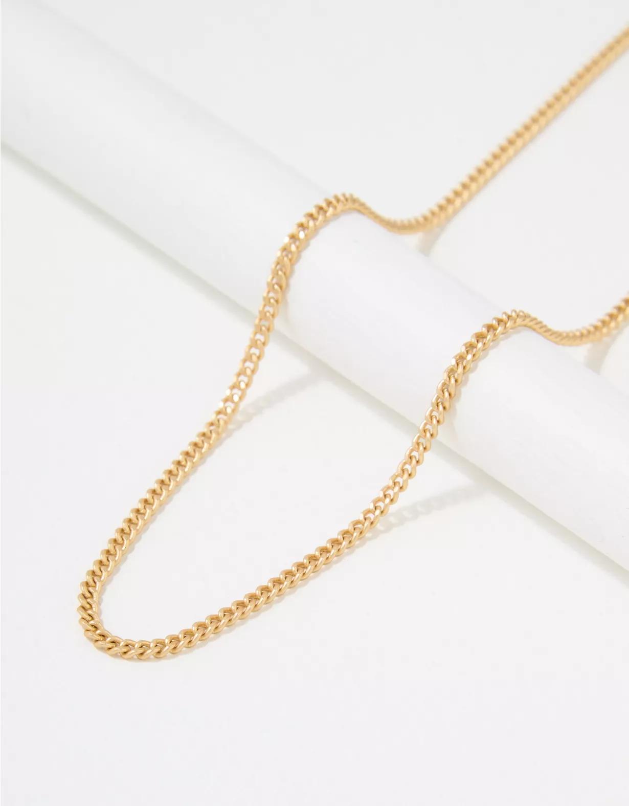 AEO Gold Chain Necklace Product Image