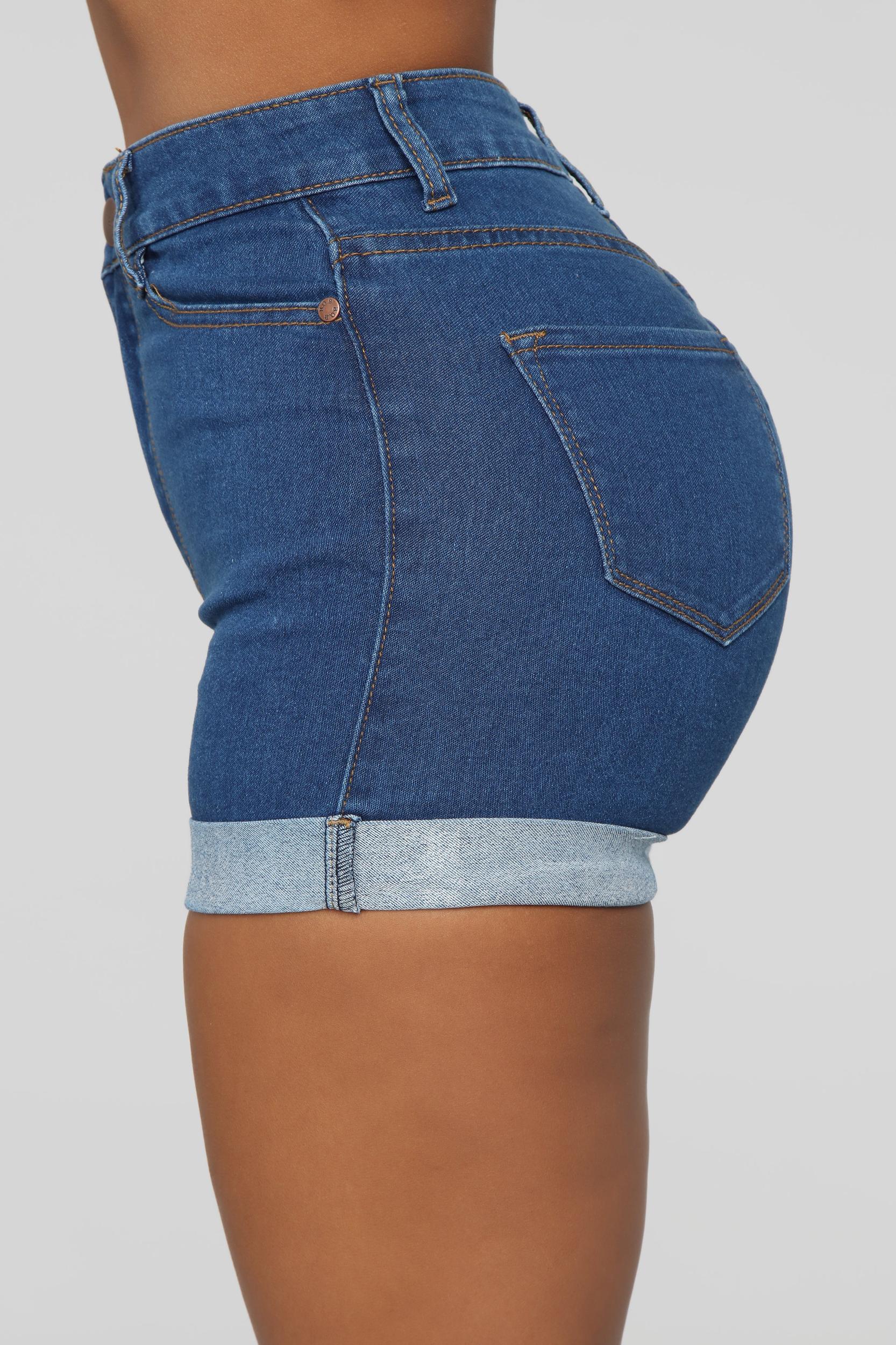 Carter Denim Shorts - MediumWash Product Image