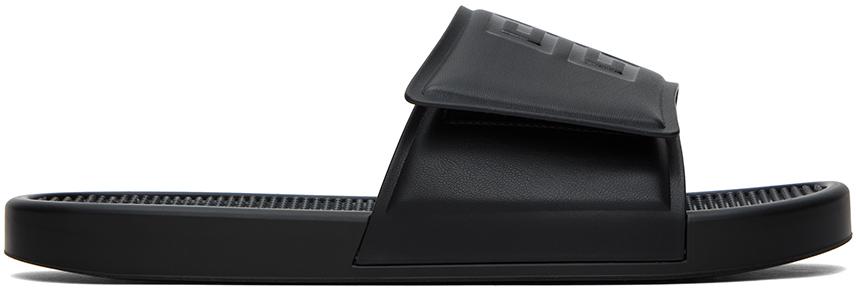 Black 4G Pool Slides Product Image