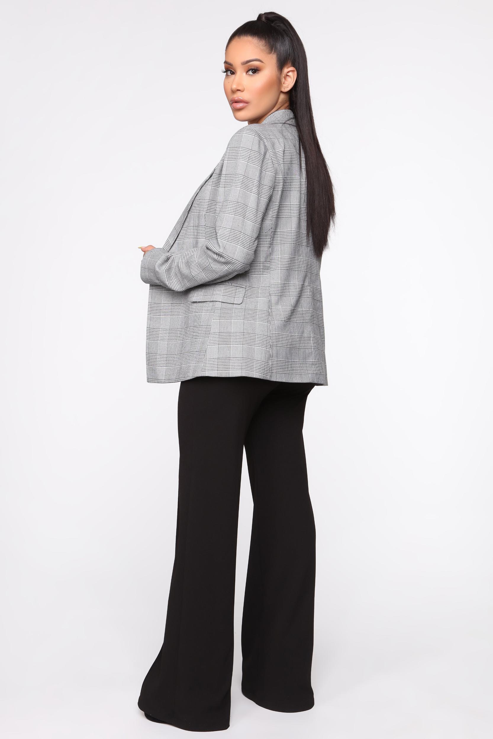 Victoria High Waisted Dress Pants - Black Product Image