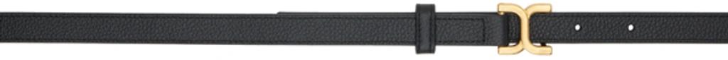 CHLOÉ Chloe Marcie Small Leather Belt In Black Product Image