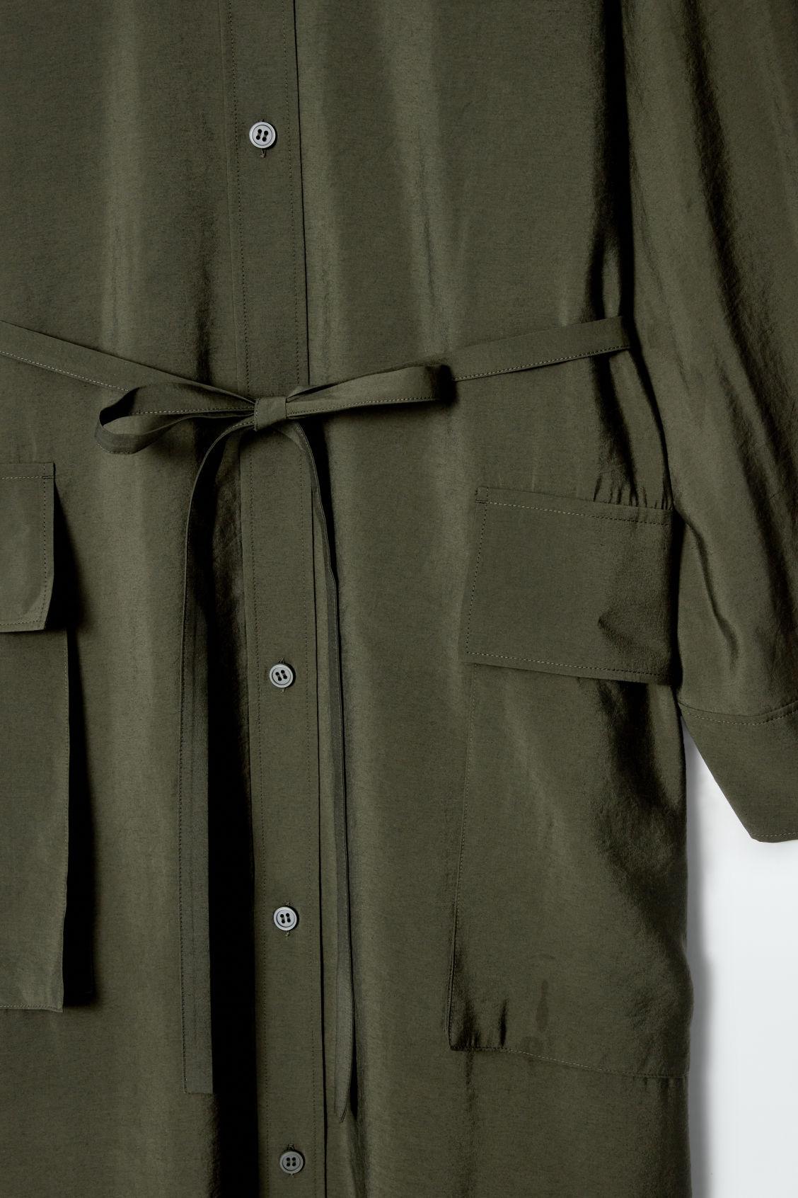 UTILITY BELTED SHIRT DRESS Product Image