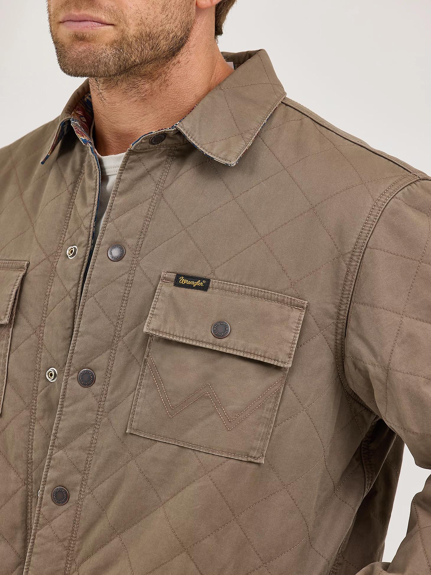 Men's Reversible Quilted Jacket in Chocolate Chip Product Image