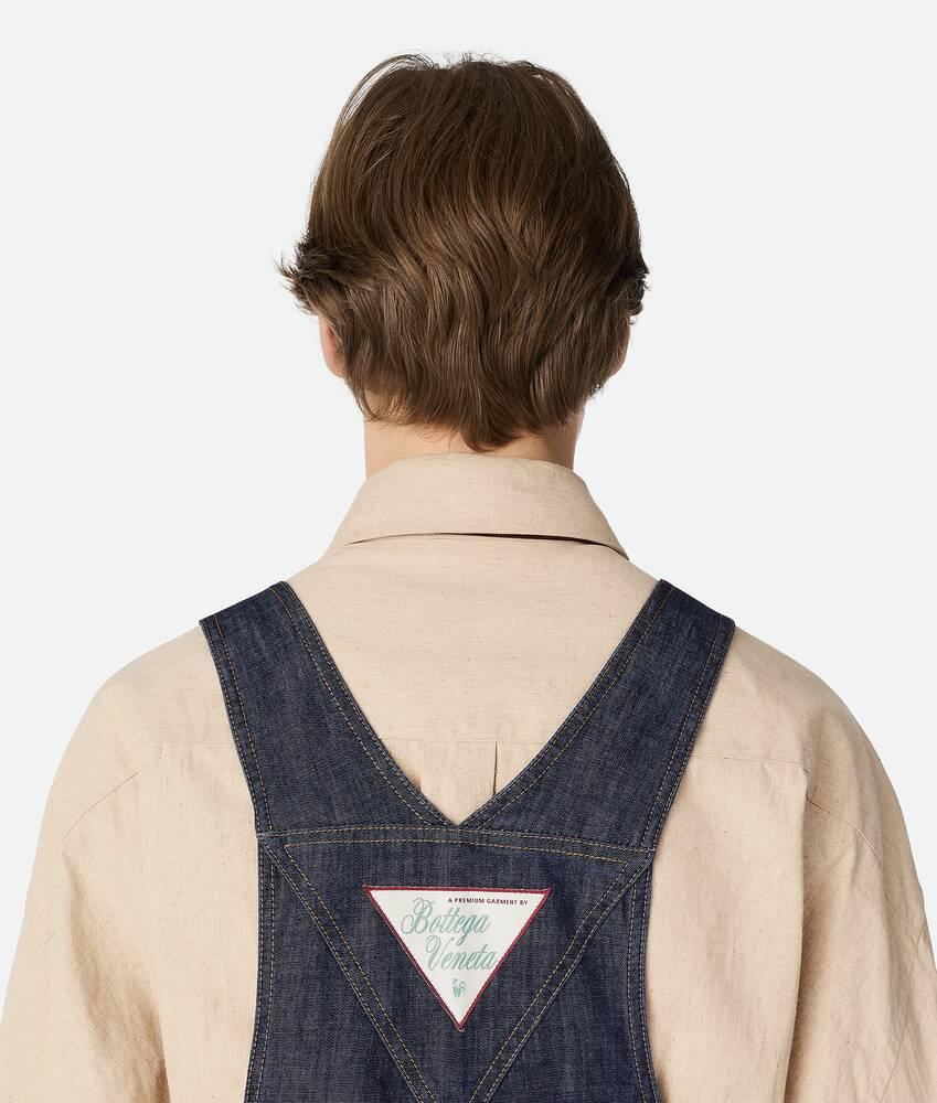 Men's Rinsed Indigo Denim Jumpsuit in Indigo Product Image