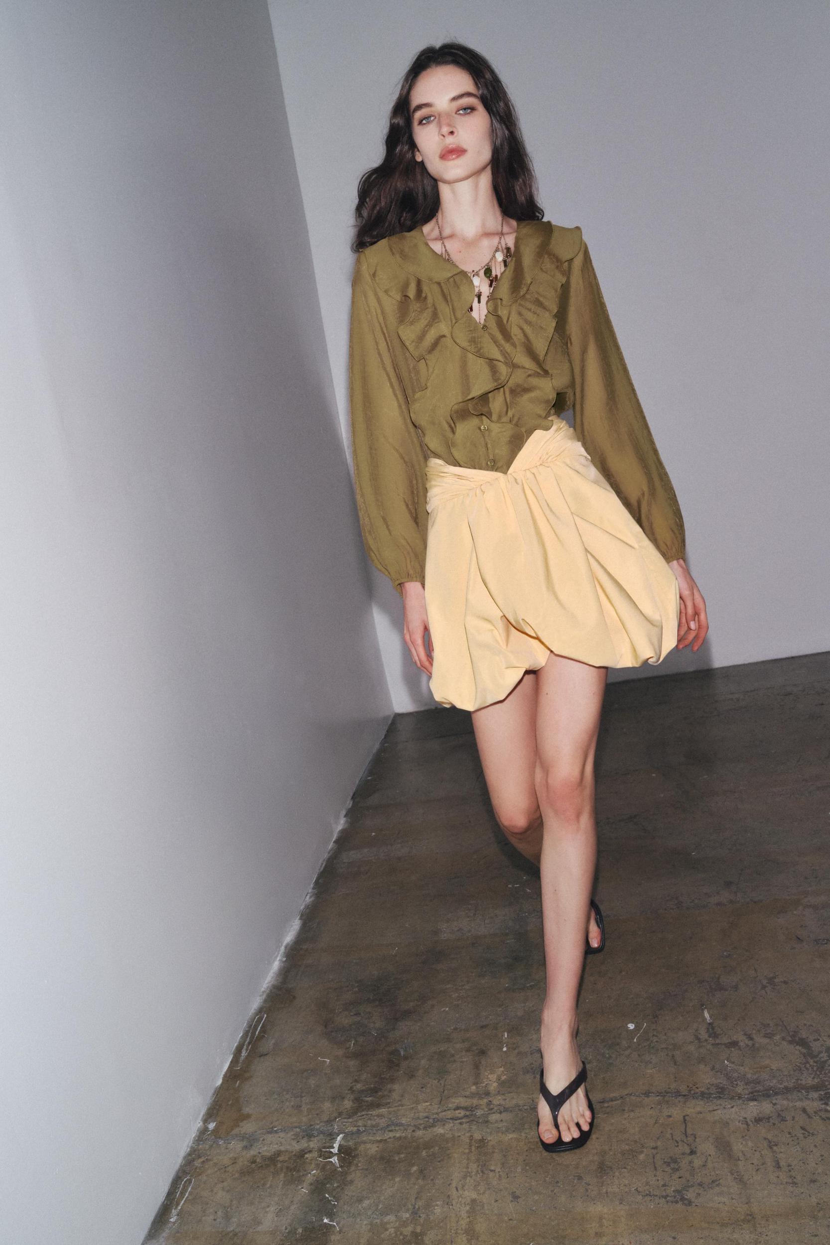 ZW COLLECTION PUFFED SKIRT Product Image