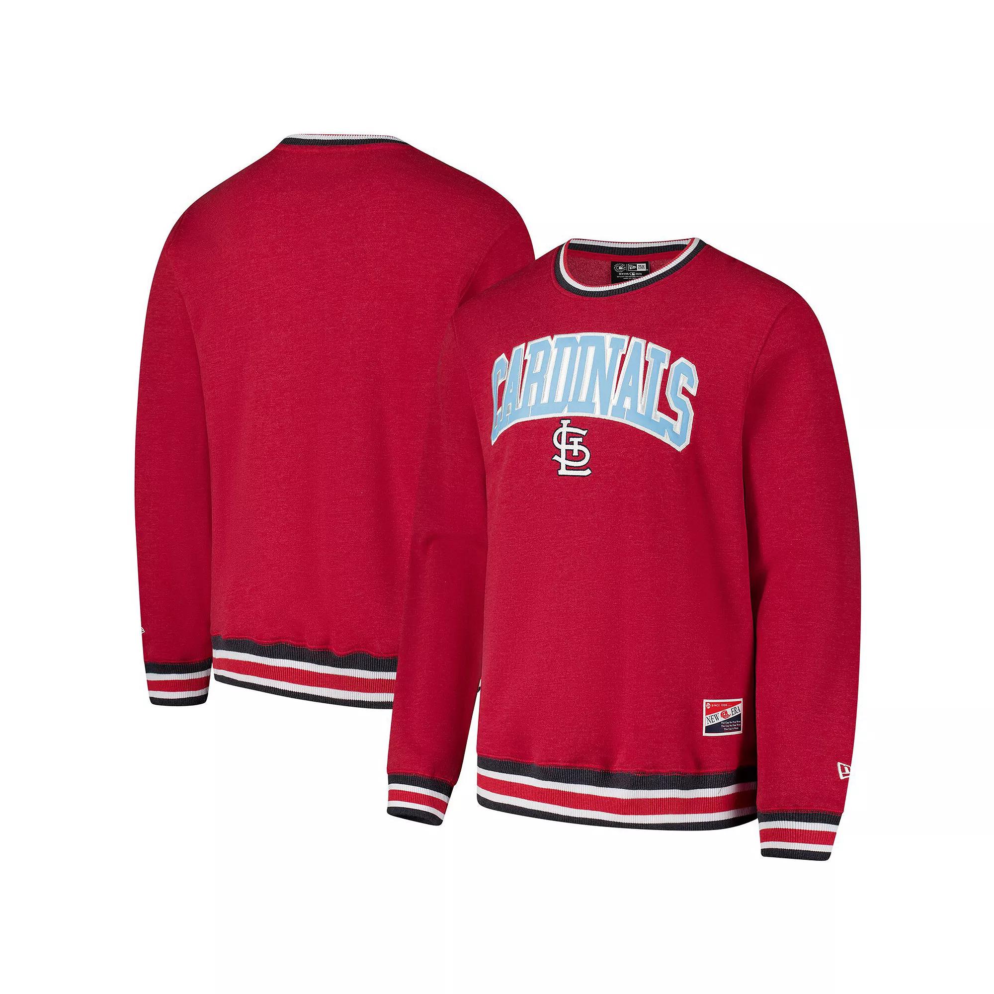 Men's New Era Red St. Louis Cardinals Father's Day Pullover Sweatshirt,  Product Image