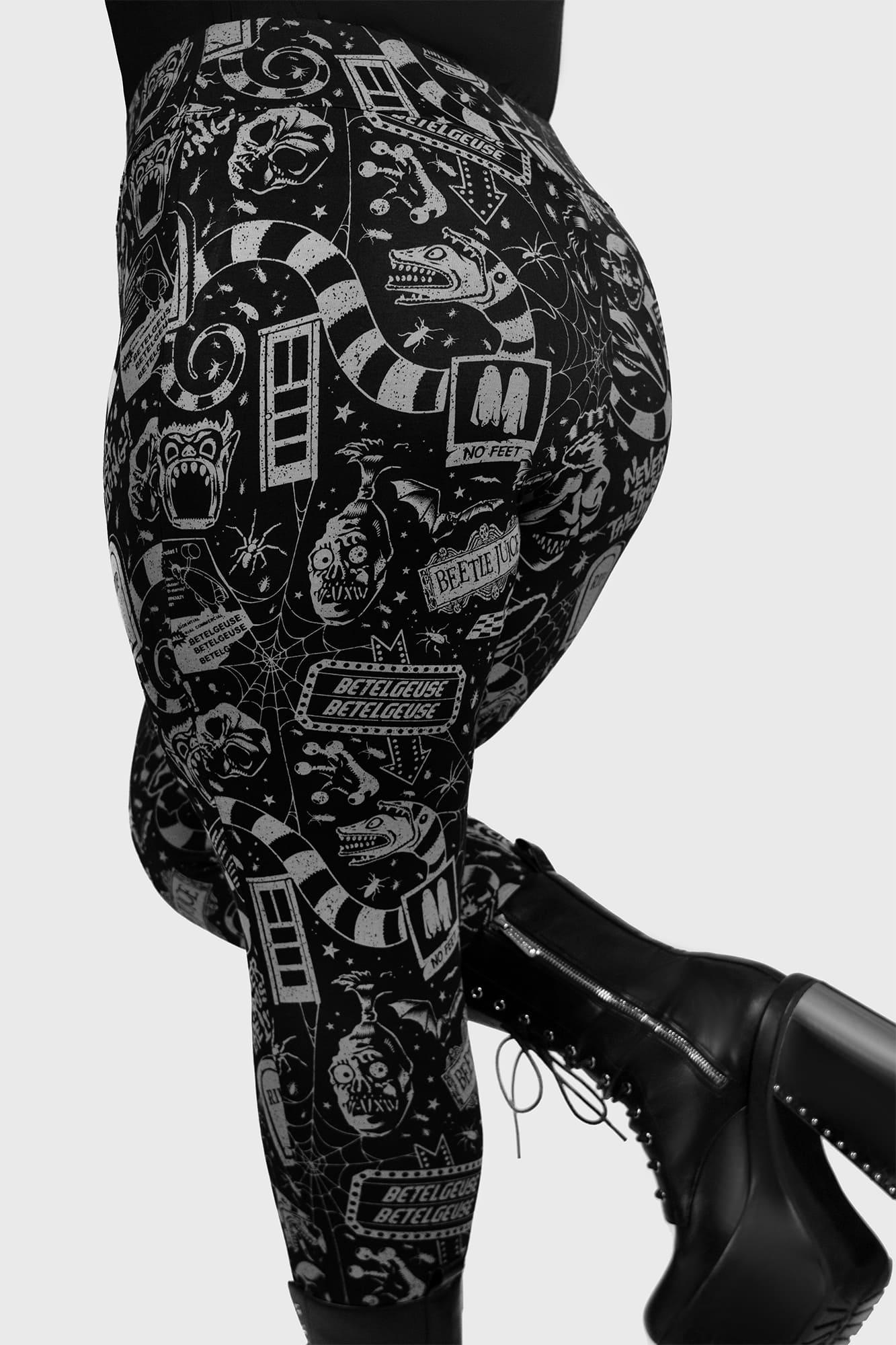 Never Trust The Living Leggings Female Product Image