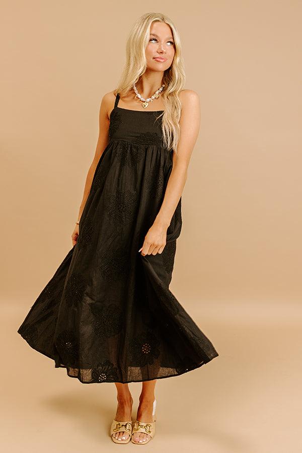 Kind Soul Embroidered Midi Dress Product Image