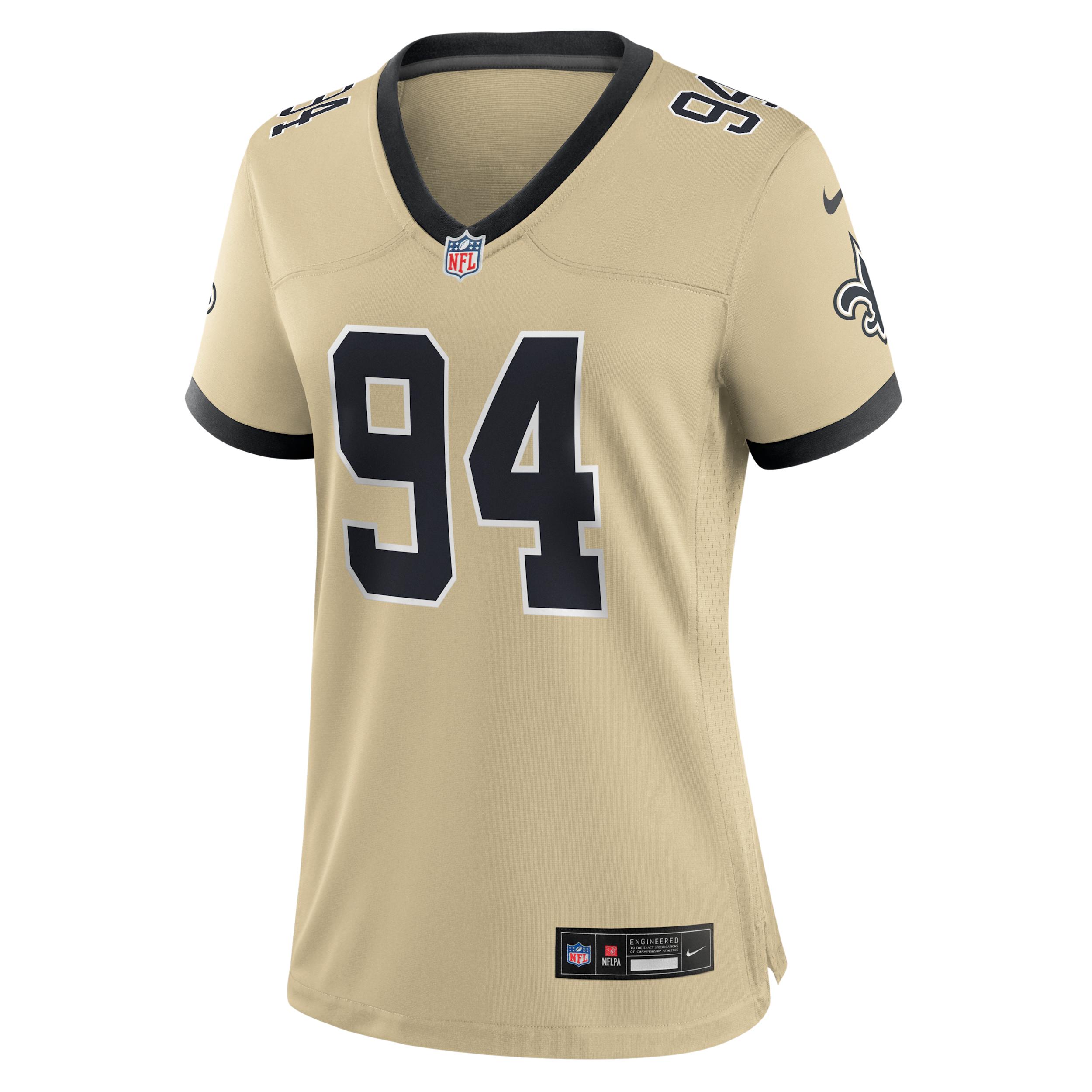 Cameron Jordan New Orleans Saints Womens Nike Womens NFL Game Jersey | 67NW0EBM7WF-000 Product Image
