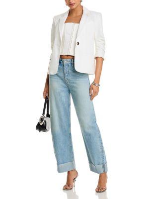 Khloe Denim Blazer Product Image