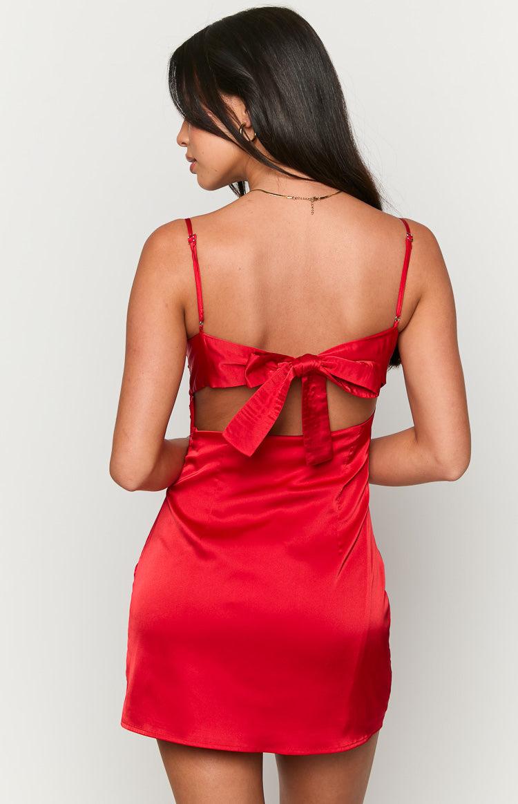 Liz Red Mini Dress Product Image