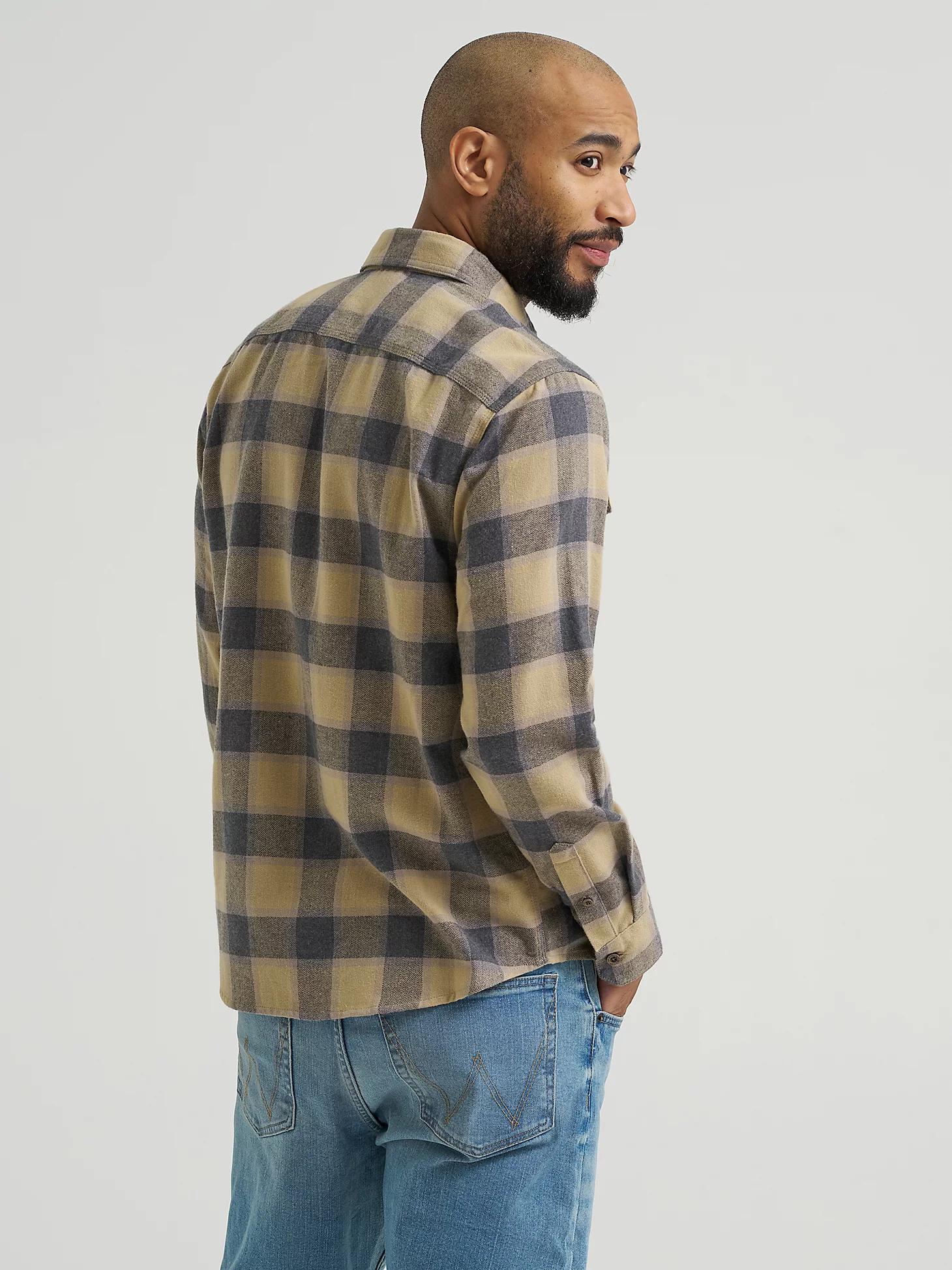 Men's Wrangler® Flannel Plaid Shirt | Men's SHIRTS | Wrangler® Product Image