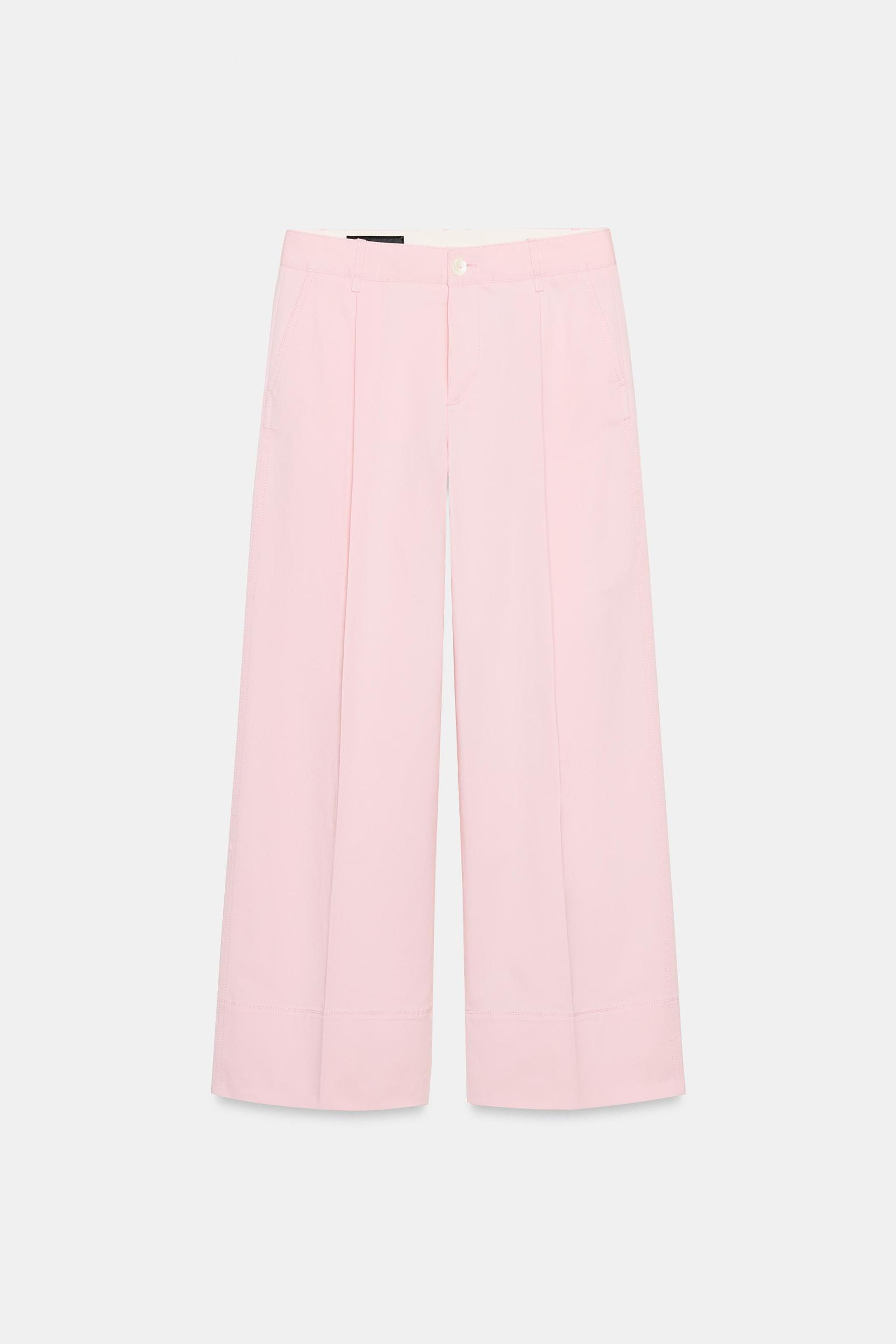 PLEATED CHINO PANTS Product Image