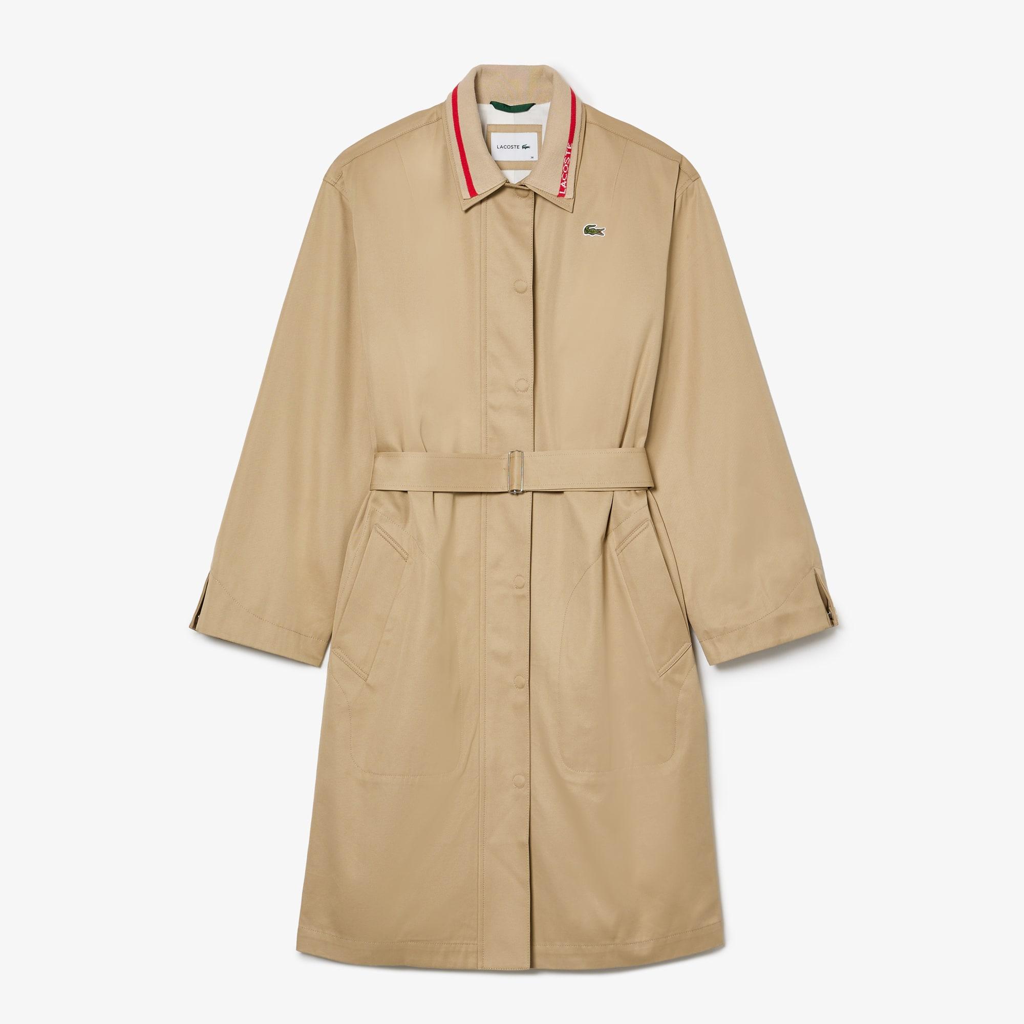 Twill Polo Collar Car Coat Product Image