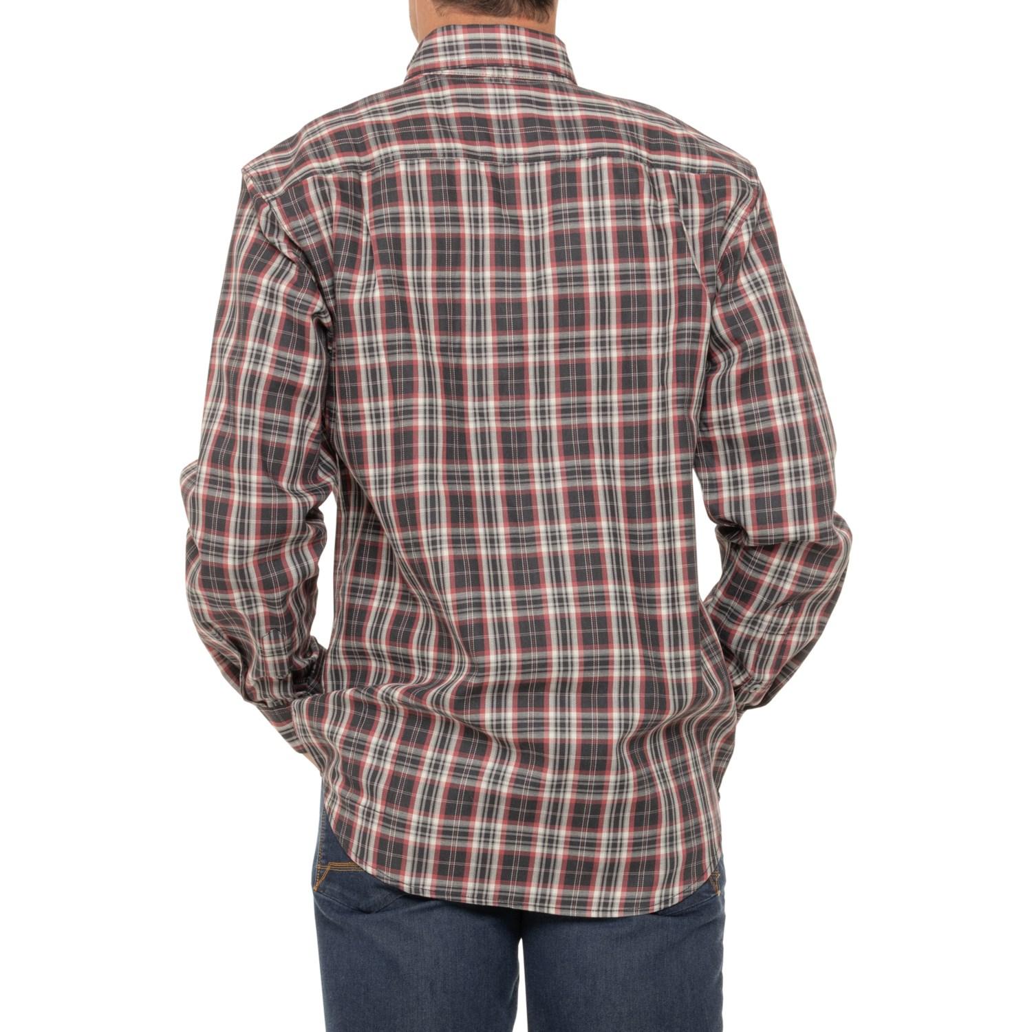 Carhartt 104507 Flame-Resistant Force® Loose Fit Midweight Twill Plaid Shirt - Long Sleeve Product Image