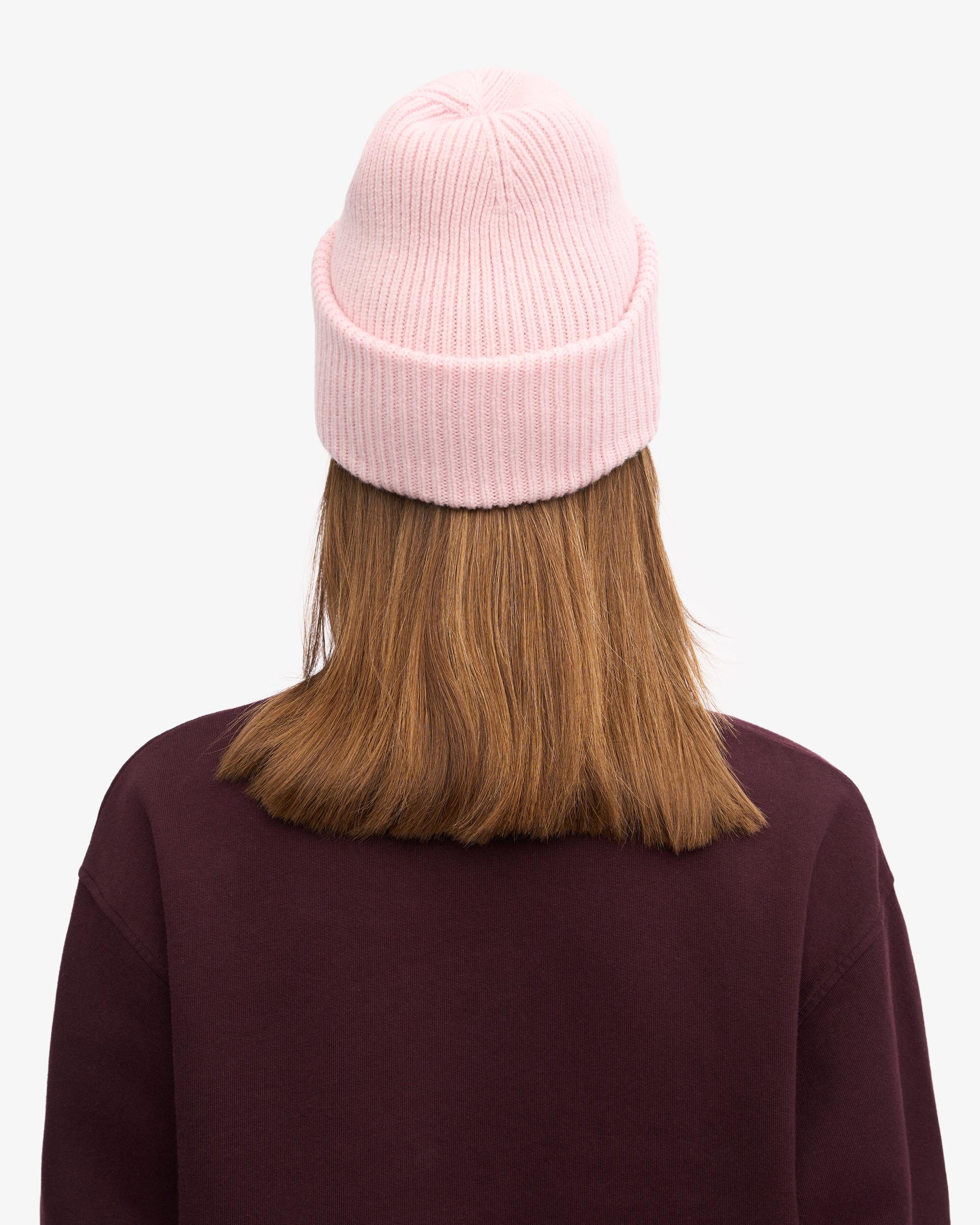 Merino Wool Hat - Faded Pink Product Image