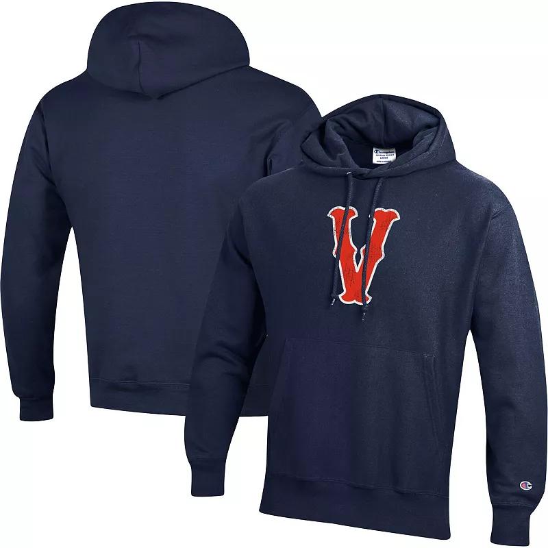 Mens Champion Virginia Cavaliers Vintage Vault Logo Reverse Weave Pullover Hoodie Blue Product Image