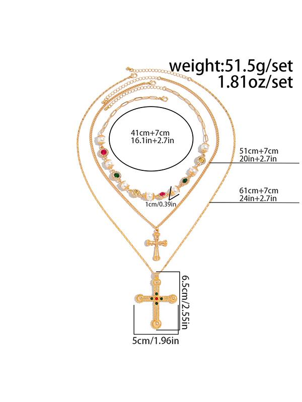 Layered Tasseled Necklaces Accessories Product Image