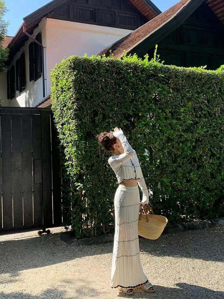 Clarissa Knit Maxi Skirt Product Image