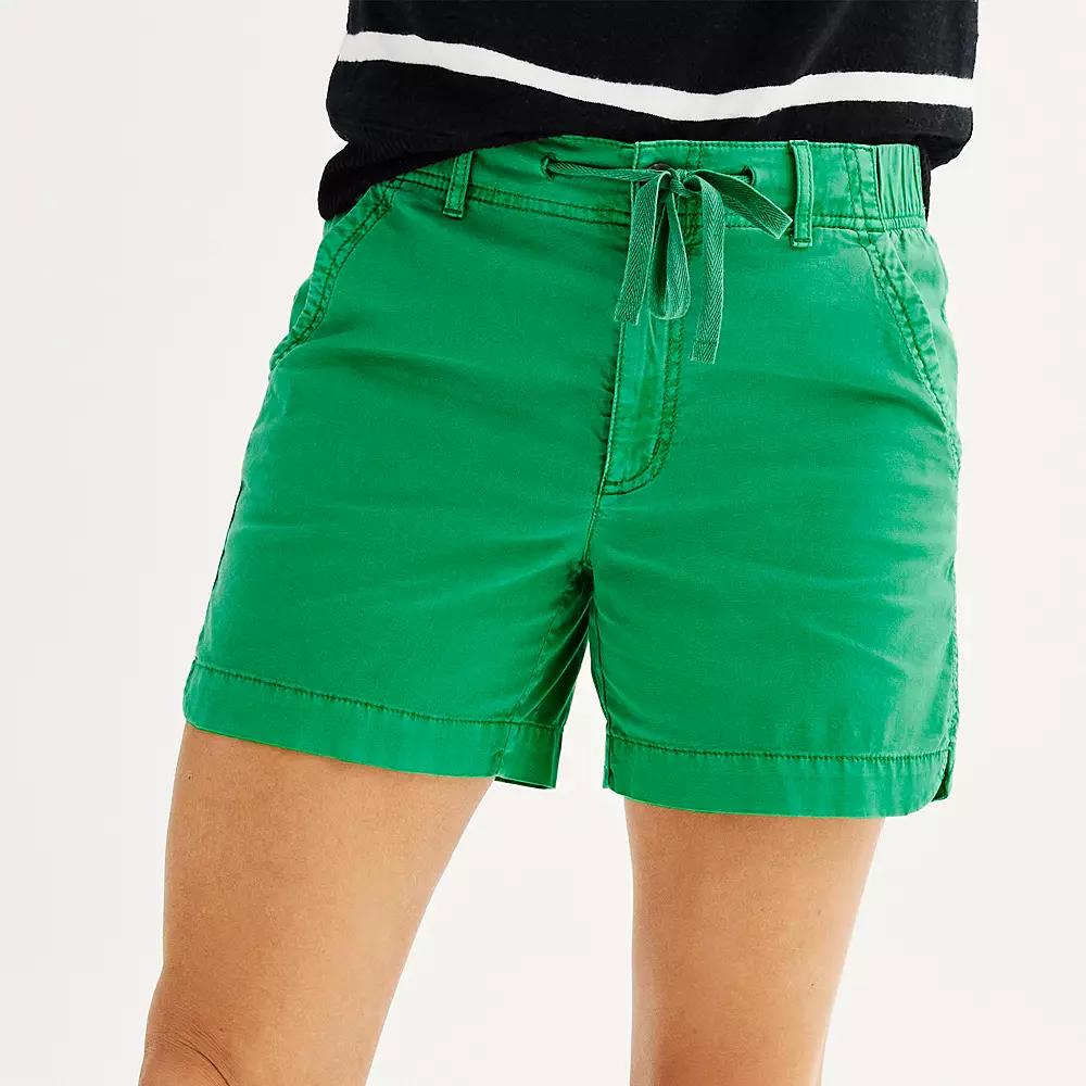 Women's Sonoma Goods For Life® Utility Shorts, Size: Small, Green Flare Product Image