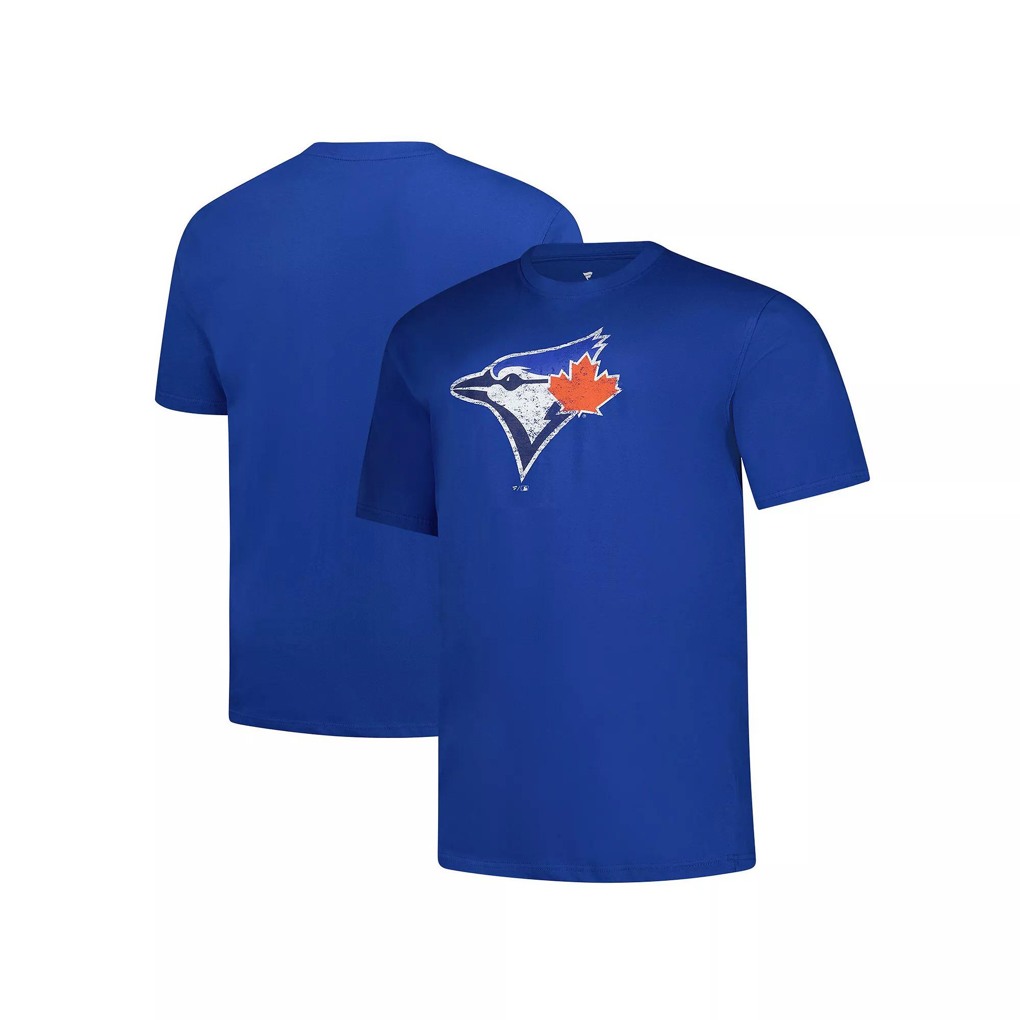 Men's Profile  Royal Toronto Blue Jays Big & Tall Distressed Logo T-Shirt, Size: 5XB, Jay Blue Product Image