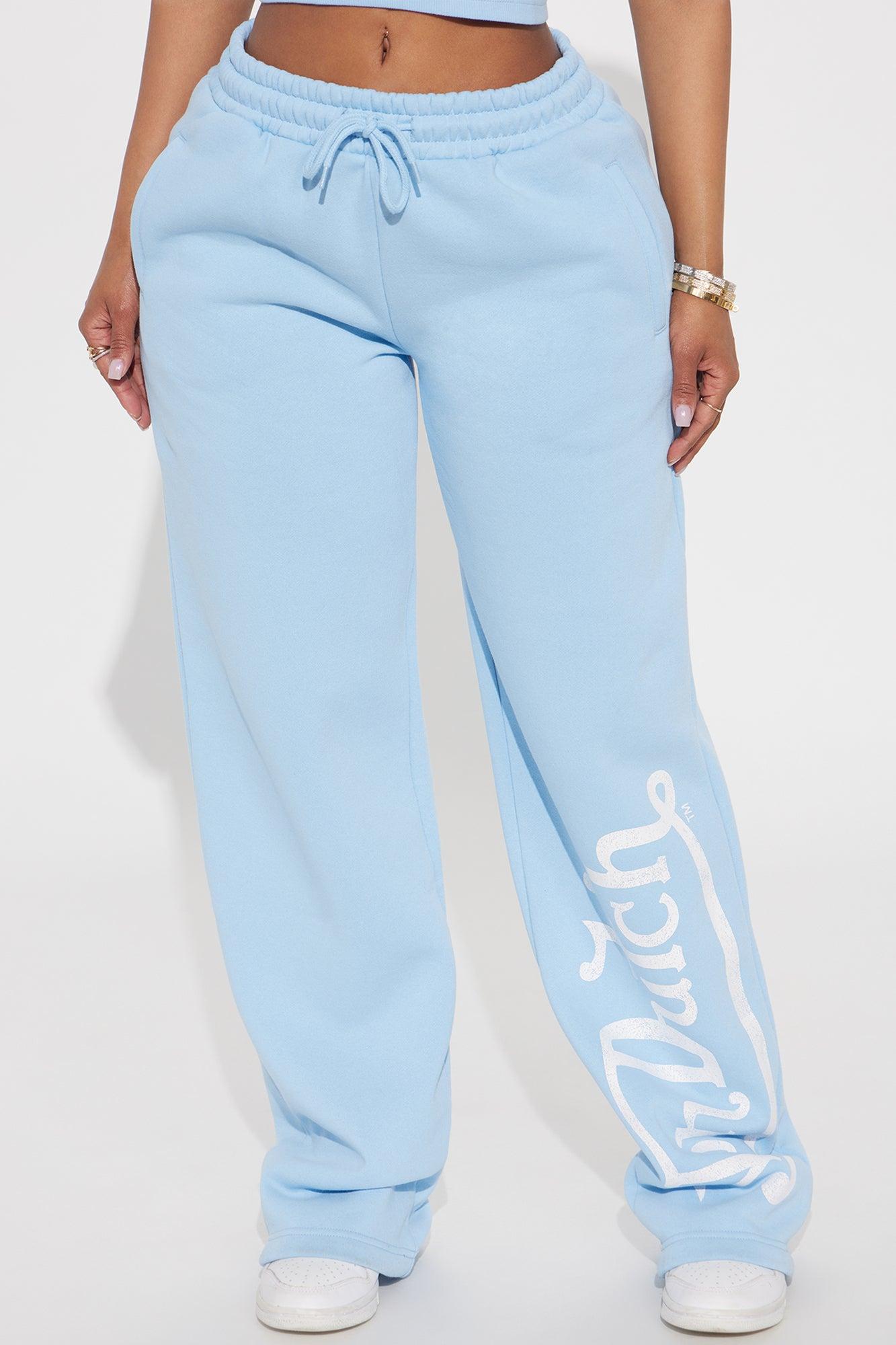 Von Dutch Washed Wide Leg Pant - Blue Product Image