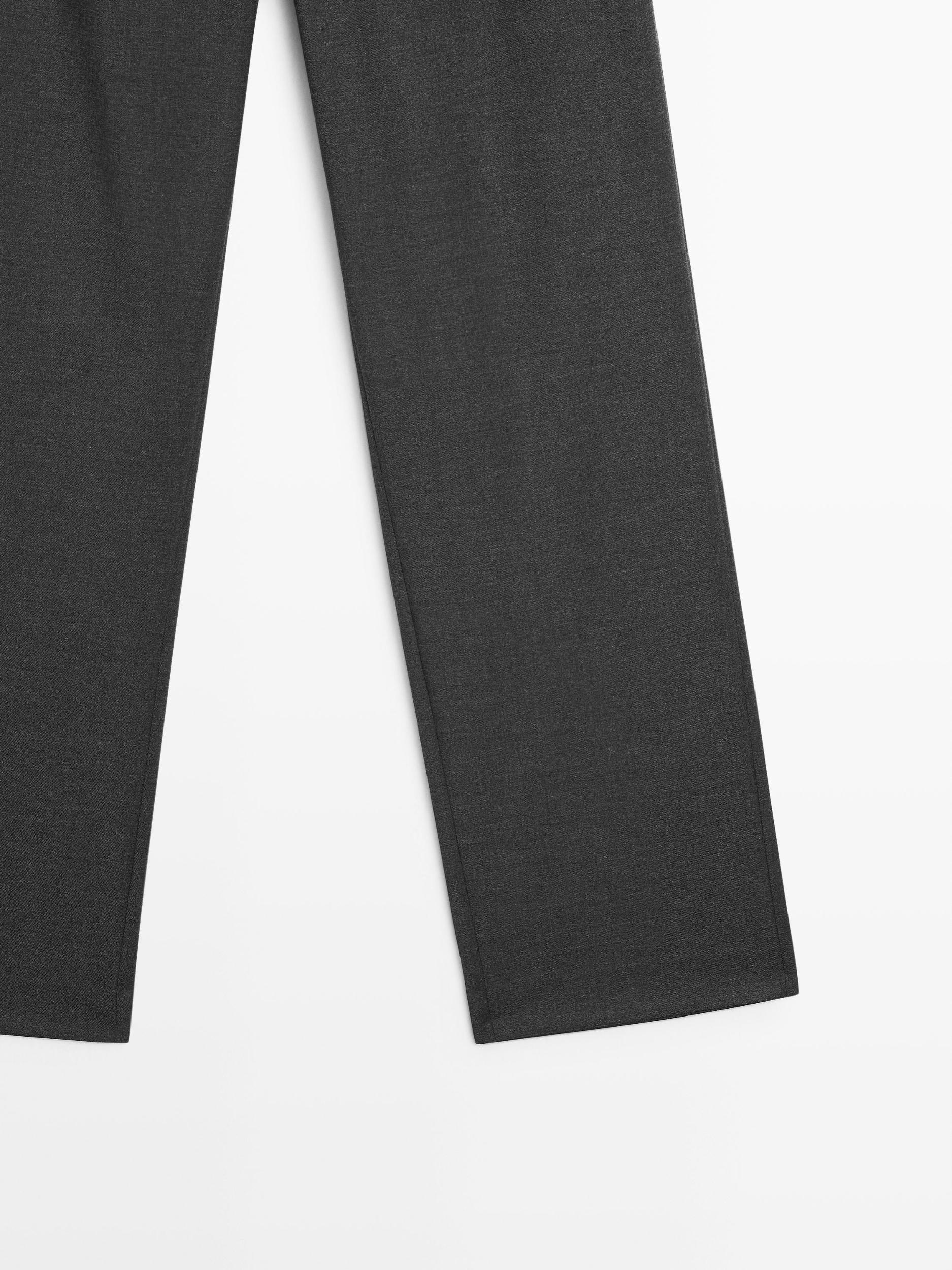 Dart trousers with elastic waistband Product Image