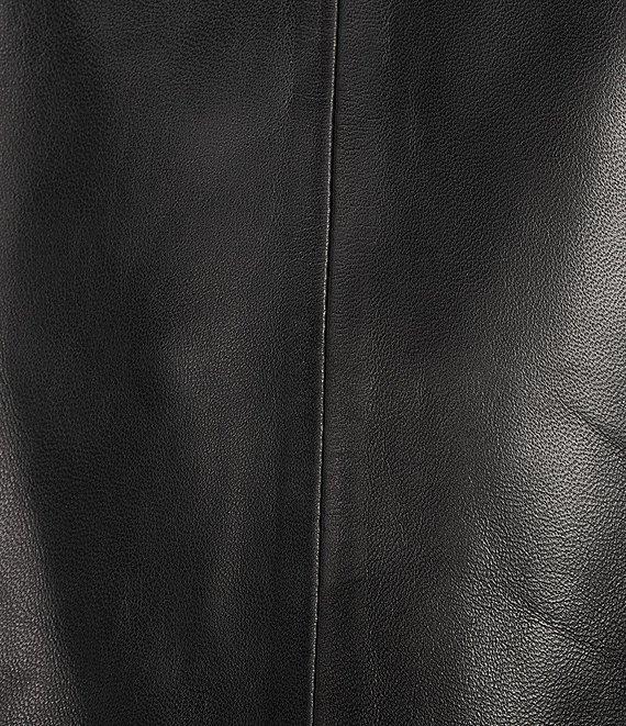 Antonio Melani Andrea Genuine Leather Sleeveless Coordinating Crew Neck Top Product Image