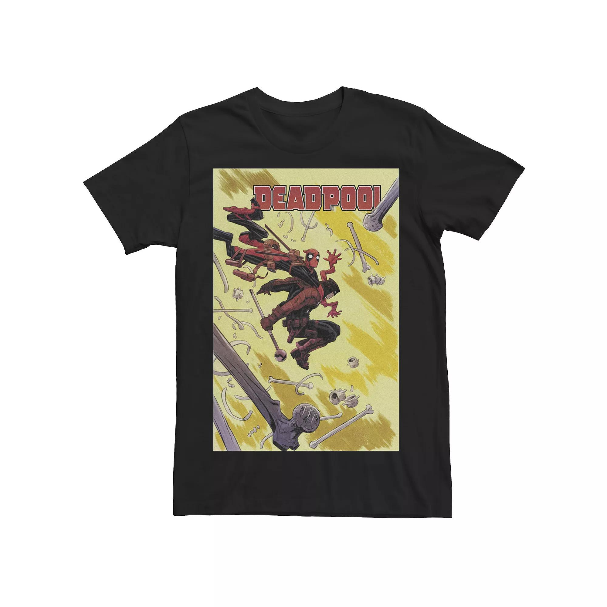 Men's Marvel Deadpool Comic Book Cover Tee,  Product Image