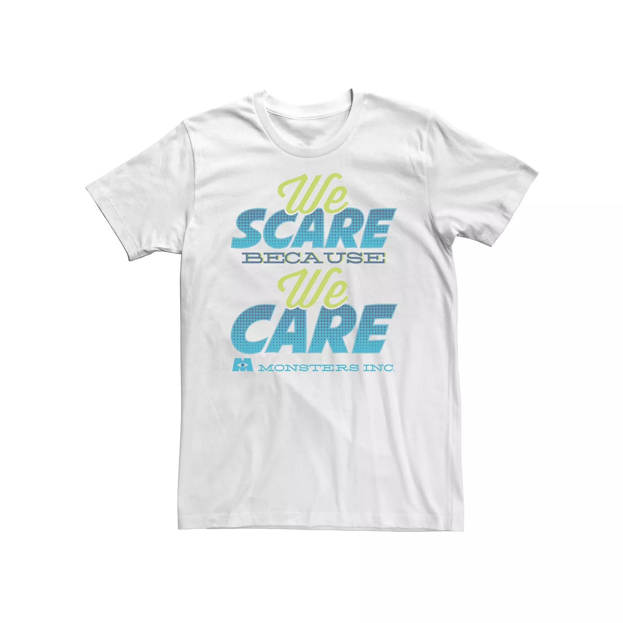 Big & Tall Disney / Pixar Monsters University Scaring Is Caring Tee, Men's,  Product Image