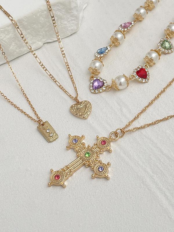 Layered Tasseled Necklaces Accessories Product Image