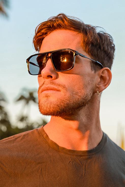 Biscayners Grand Bay Black Men's Sunglasses Male Product Image