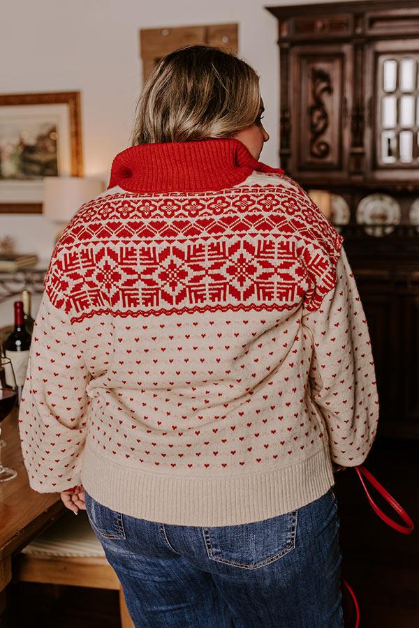 First Snowfall Knit Sweater Curves Product Image