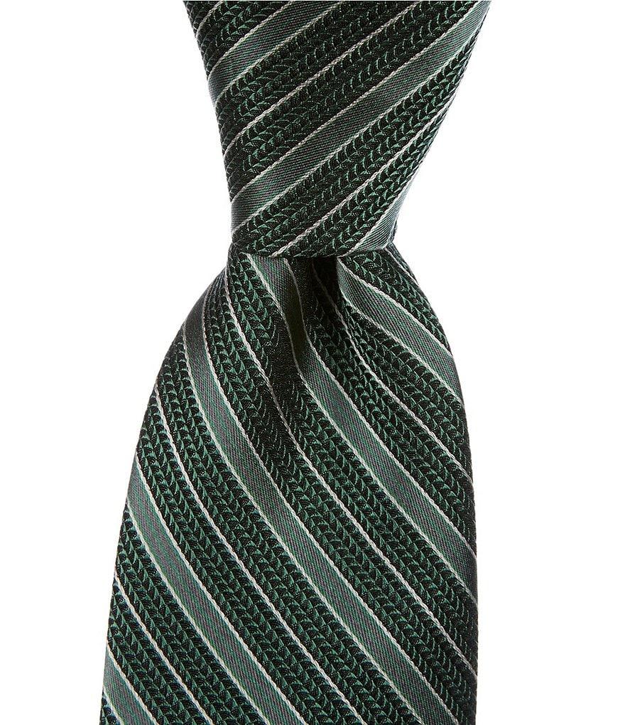 Murano Multi Stripe 3 1/8#double; Woven Silk Tie Product Image