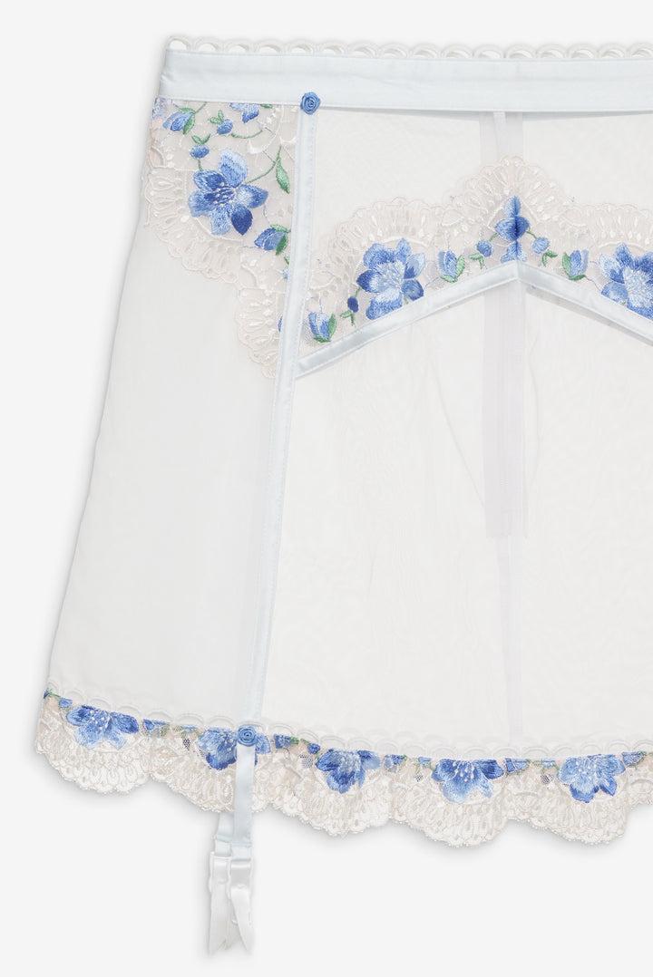 Festival Rose Skirt — Blue Product Image