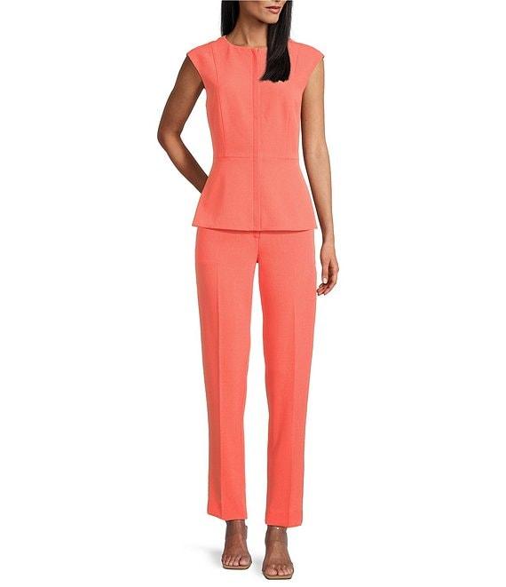 Preston & York Corey Stretch Crepe Ankle Pants Product Image
