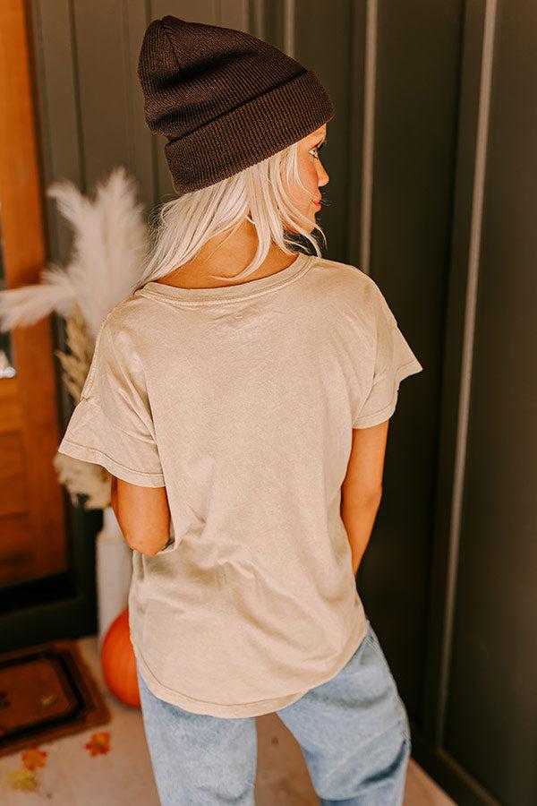 Good Behavior Graphic Tee In Iced Latte Product Image