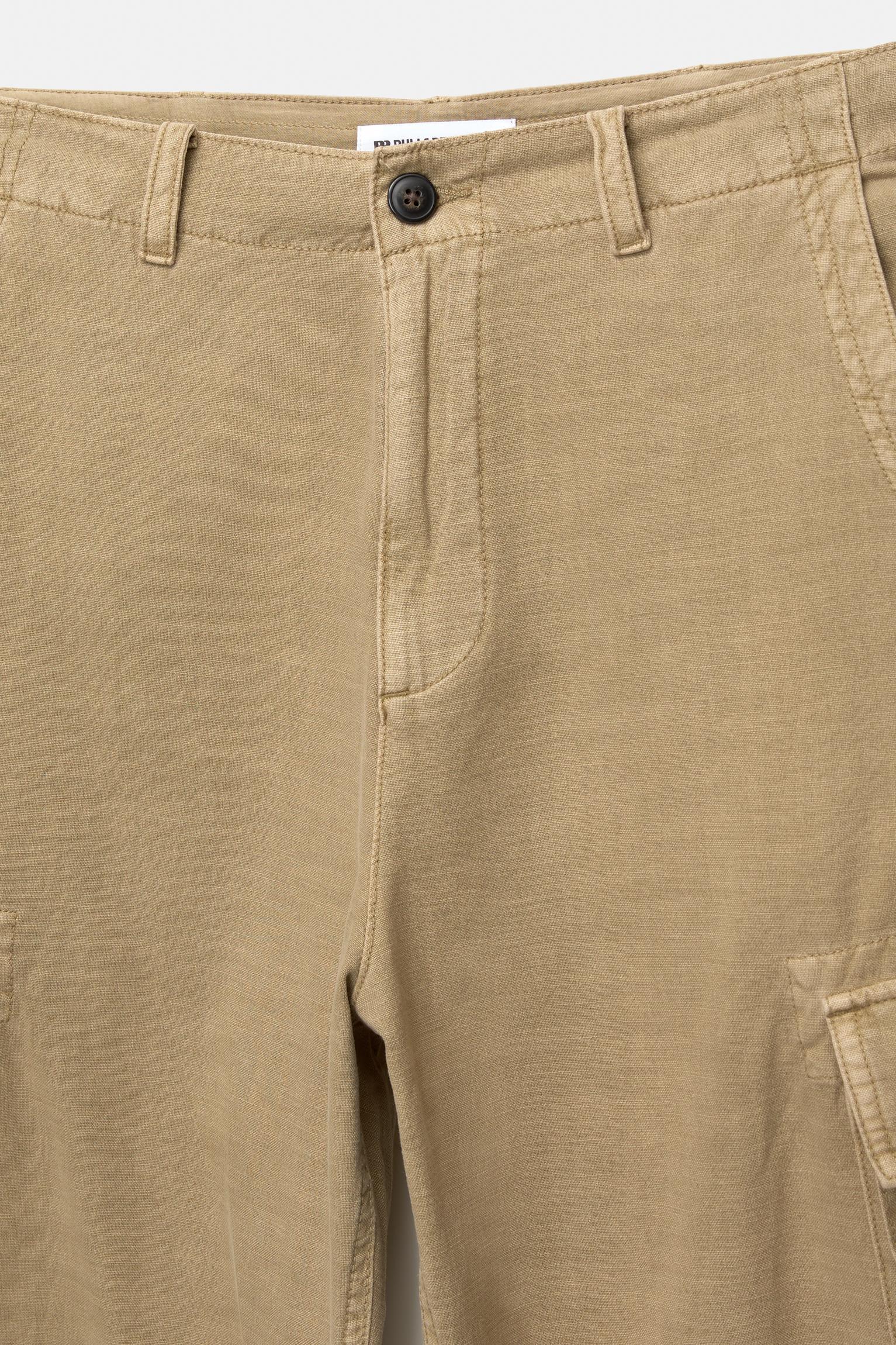 Washed baggy cargo pants Product Image