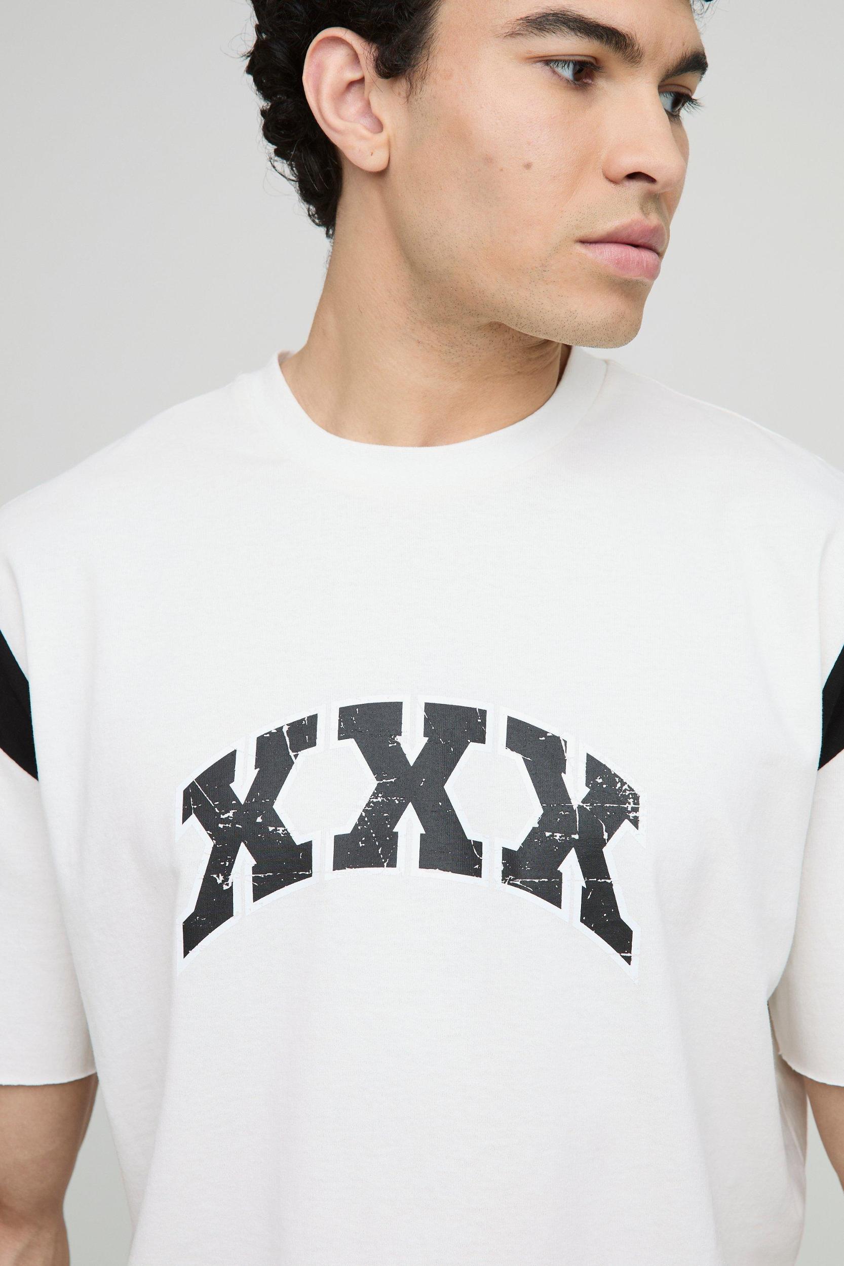 Oversized Boxy XXX Pride T-Shirt | boohooMAN USA Product Image
