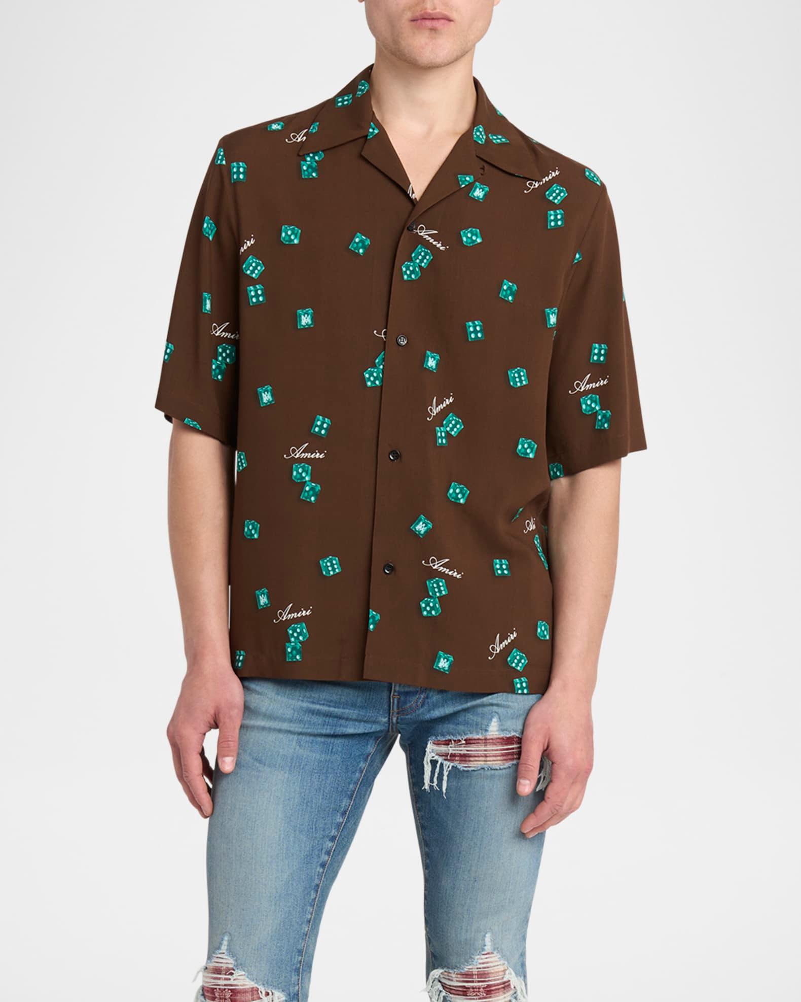 Men's Silk Dice Bowling Shirt Product Image