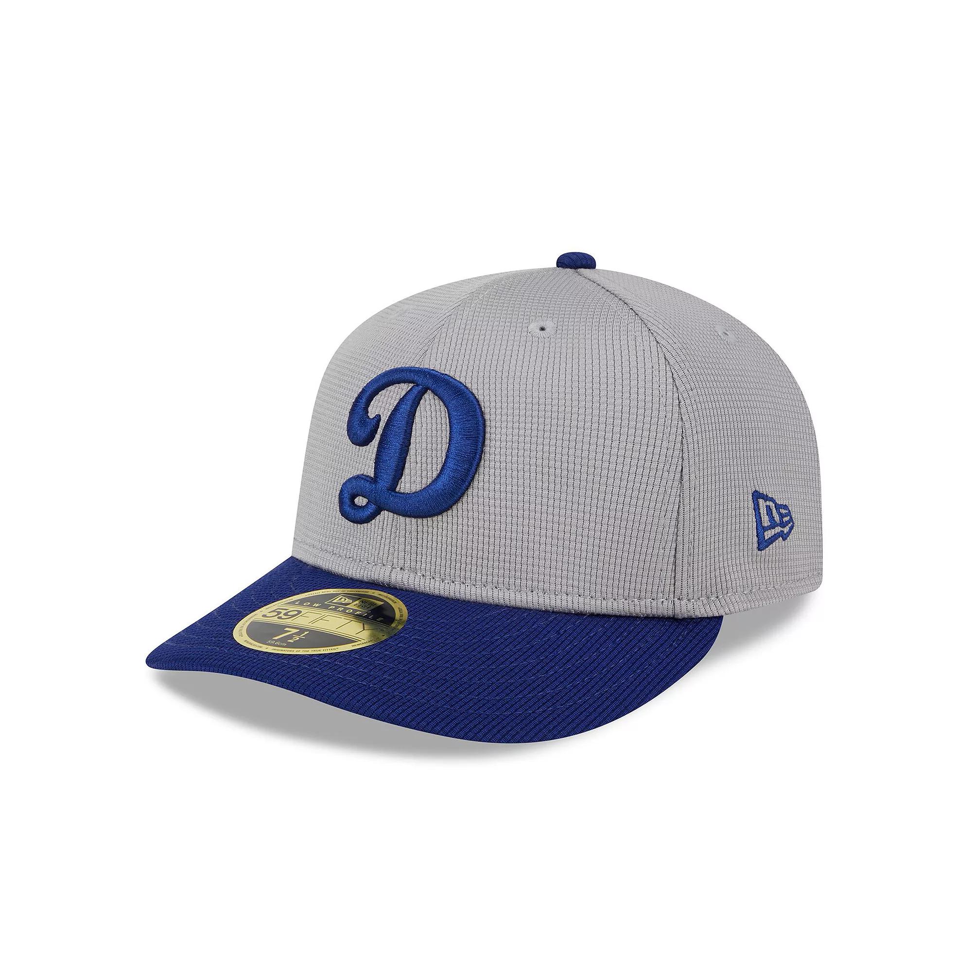 Men's New Era  Gray Los Angeles Dodgers 2024 Batting Practice Low Profile 59FIFTY Fitted Hat, Size: 6 7/8, Grey Product Image